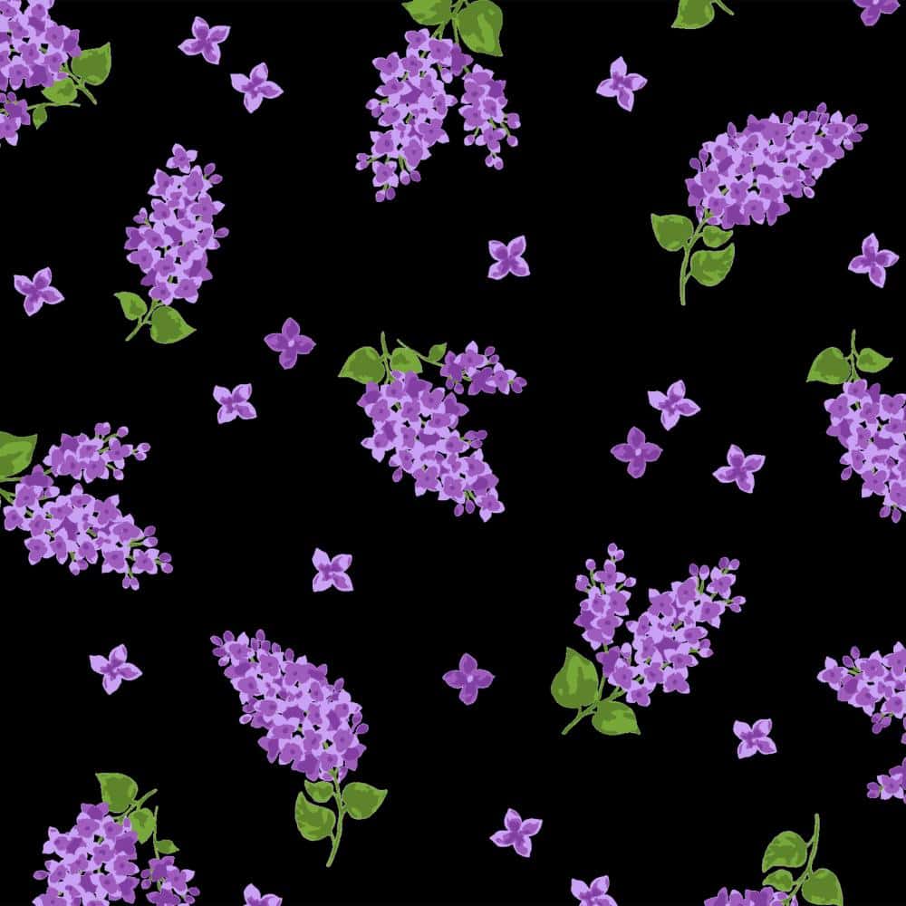 MRS.丁香花印花布 色號 10