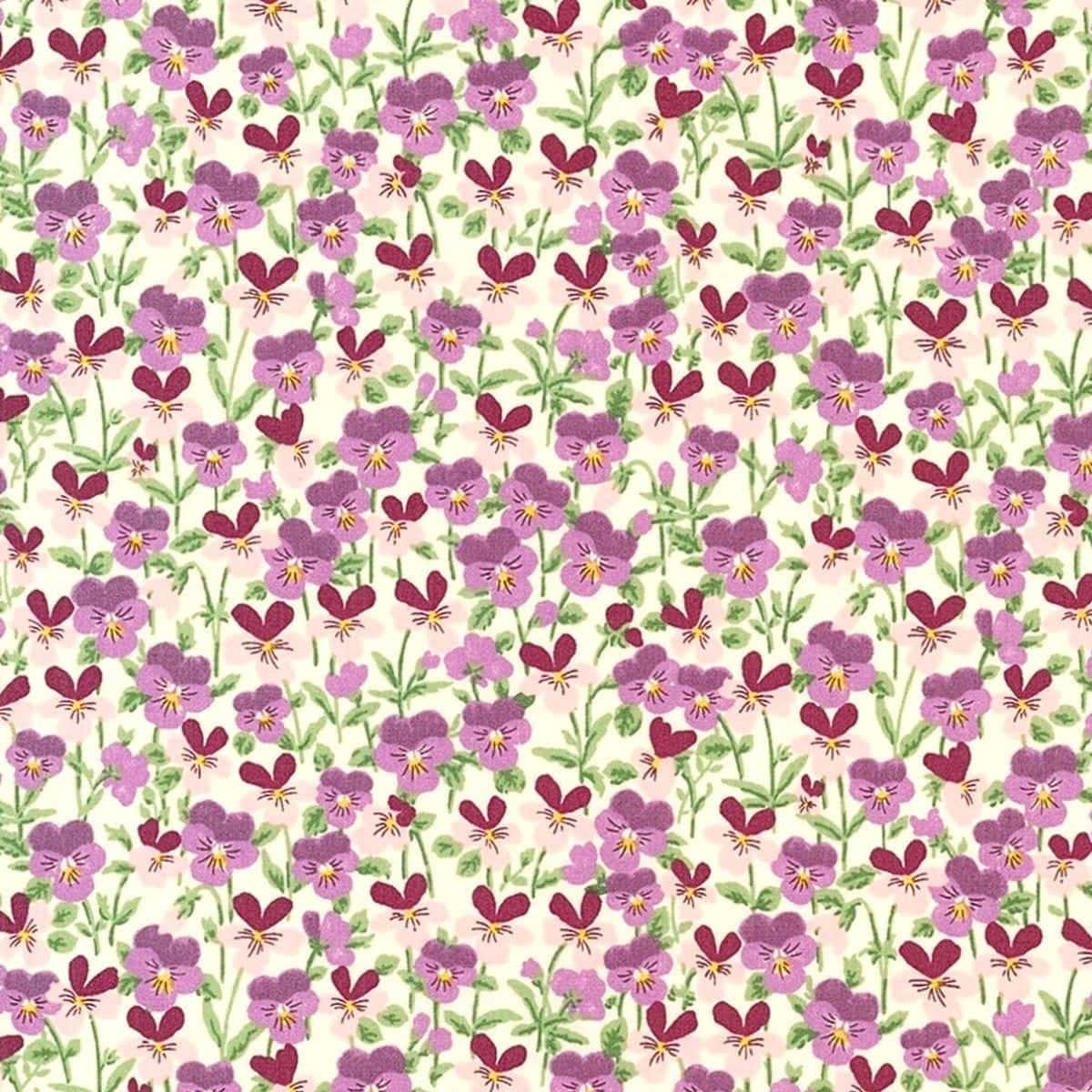 小碎花府綢 色號 01