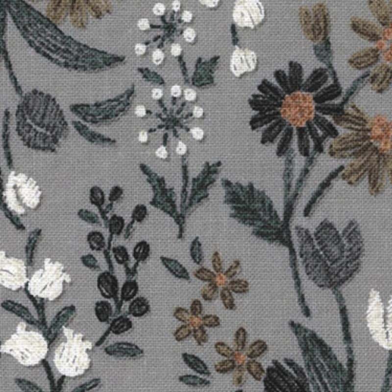 刺繡風印花 平織細布 色號 04