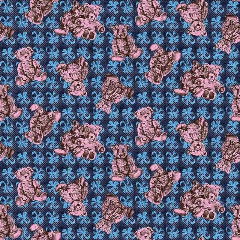 Forgotten Teddy 平織細布 色號 01