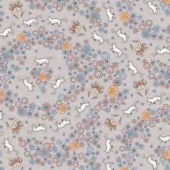 Cat Garden 平織細布 色號 03