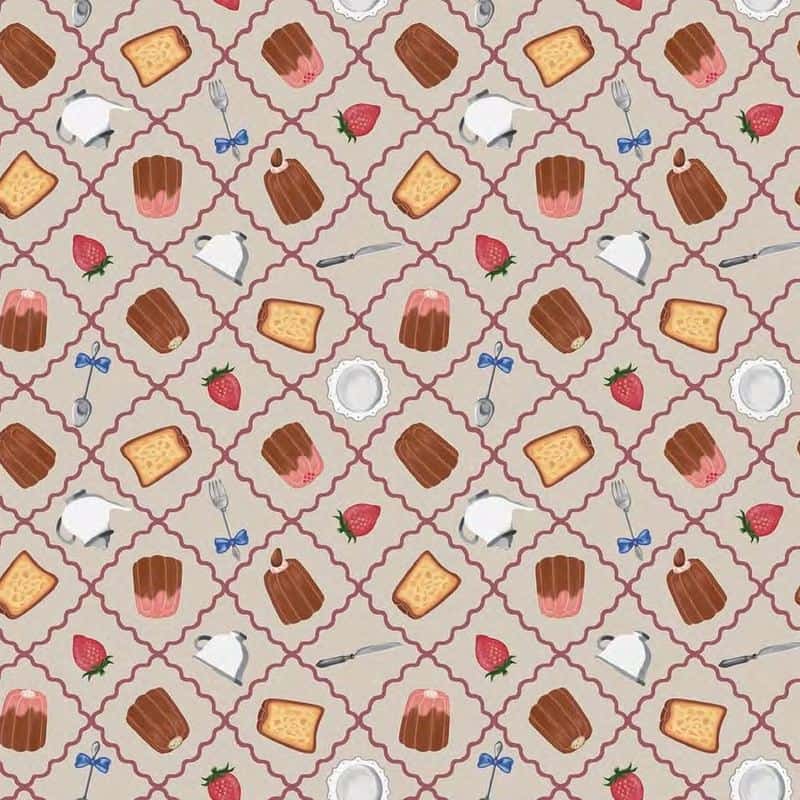 PETIT PATISSERIE 平織細布 色號 01