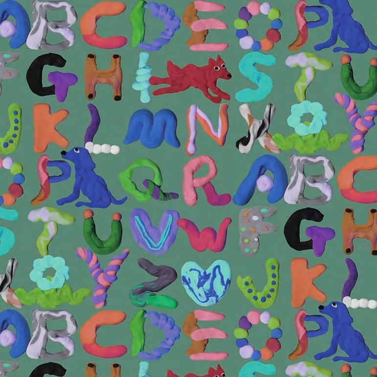 alphabet Parade 平織細布 色號 02