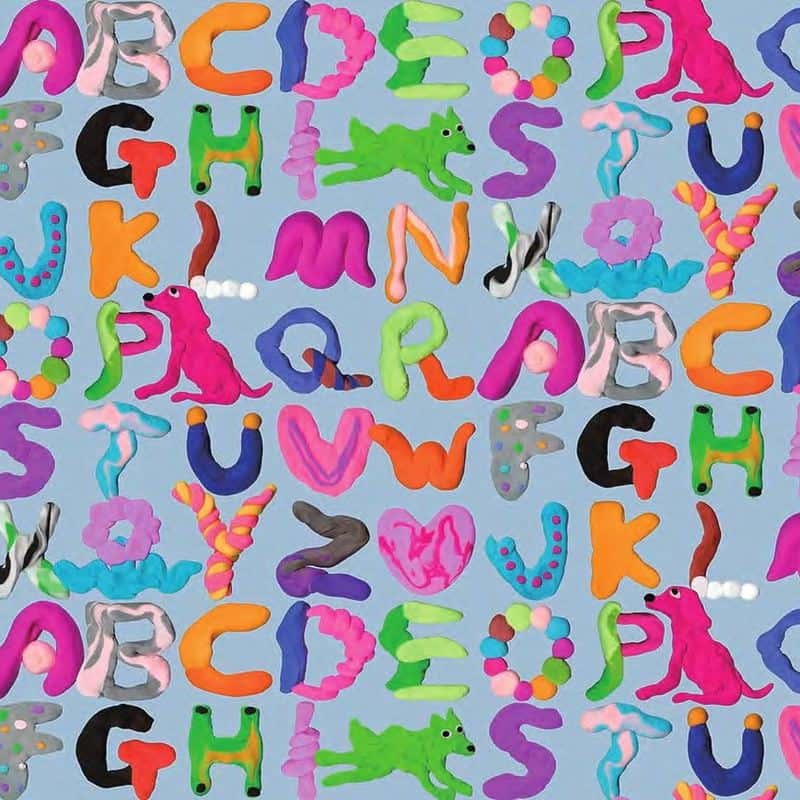 alphabet Parade 平織細布 色號 03