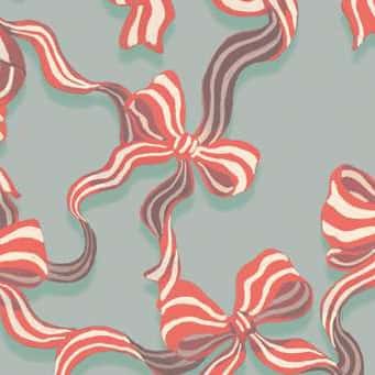 平織細布 Holiday Ribbon 色號 02