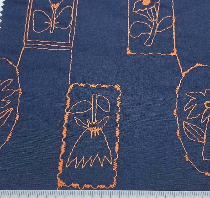 200支府綢刺繡 色號 04