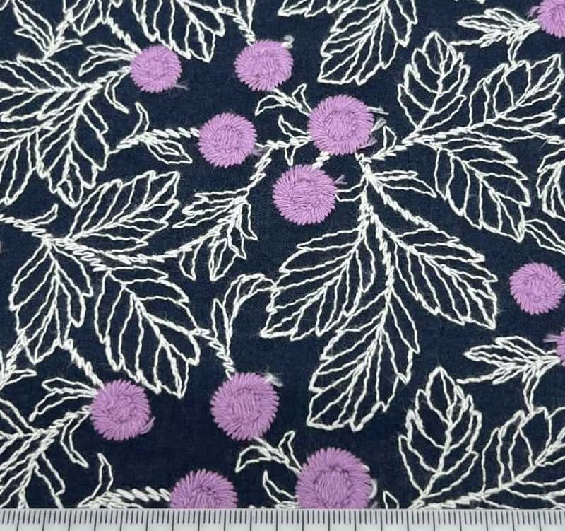 棉細棉布刺繡 色號 04