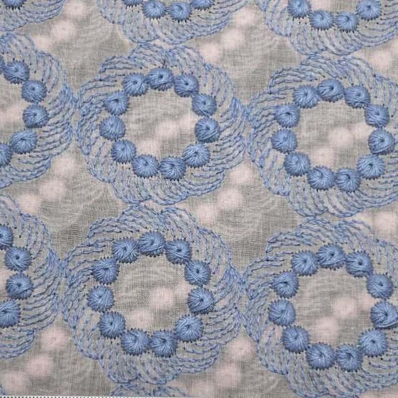 棉細棉布刺繡 色號 02