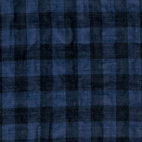 fuwa. 棉/Tencel™萊賽爾纖維縐褶千鳥格 色號 05
