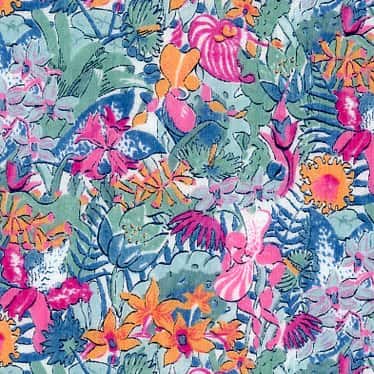 棉80支細棉布 Miracle Wave Liberty印花 色號 02