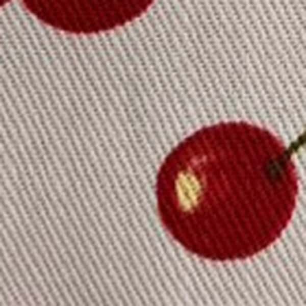 櫻桃圖案斜紋布 色號 02