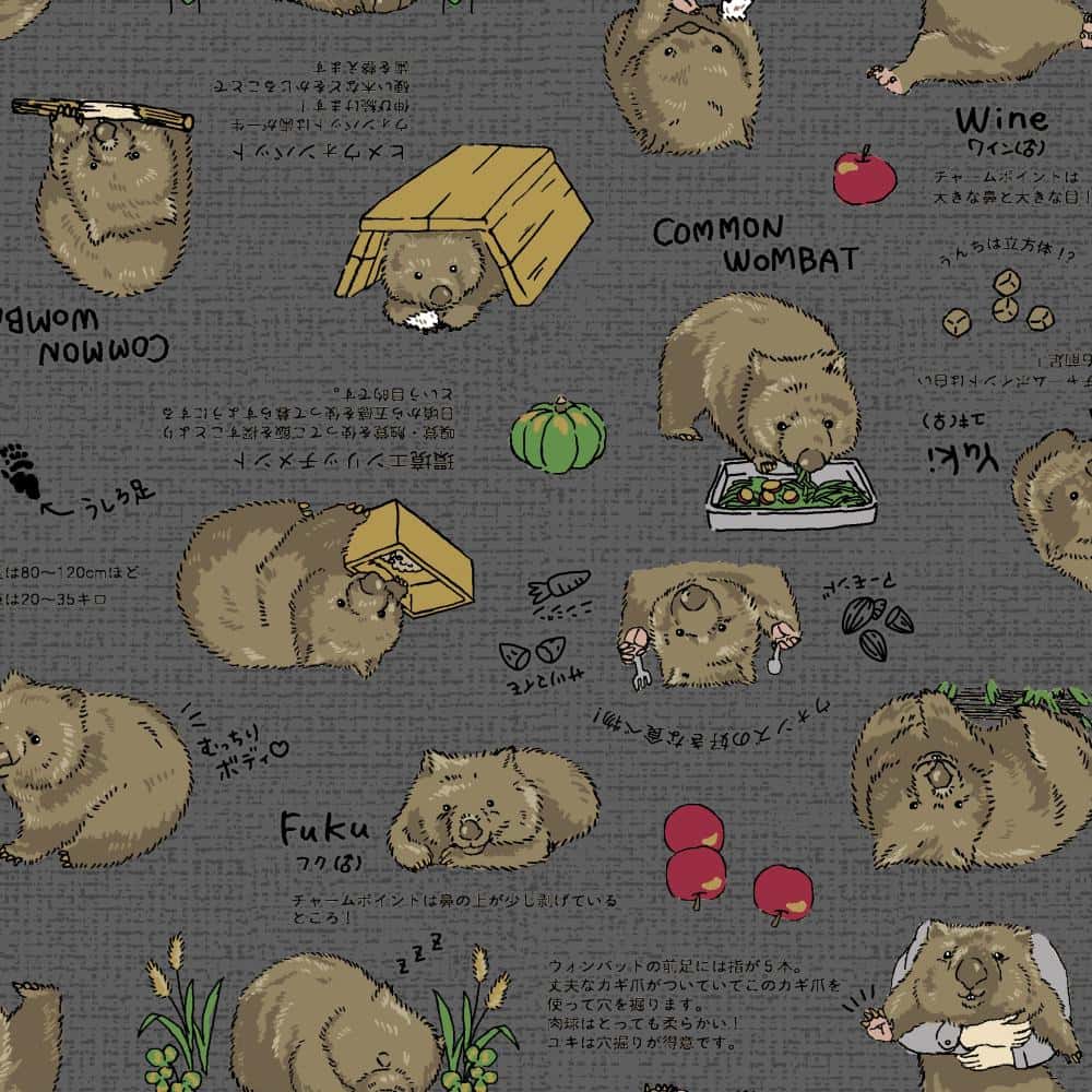 袋熊PT印花 色號 05