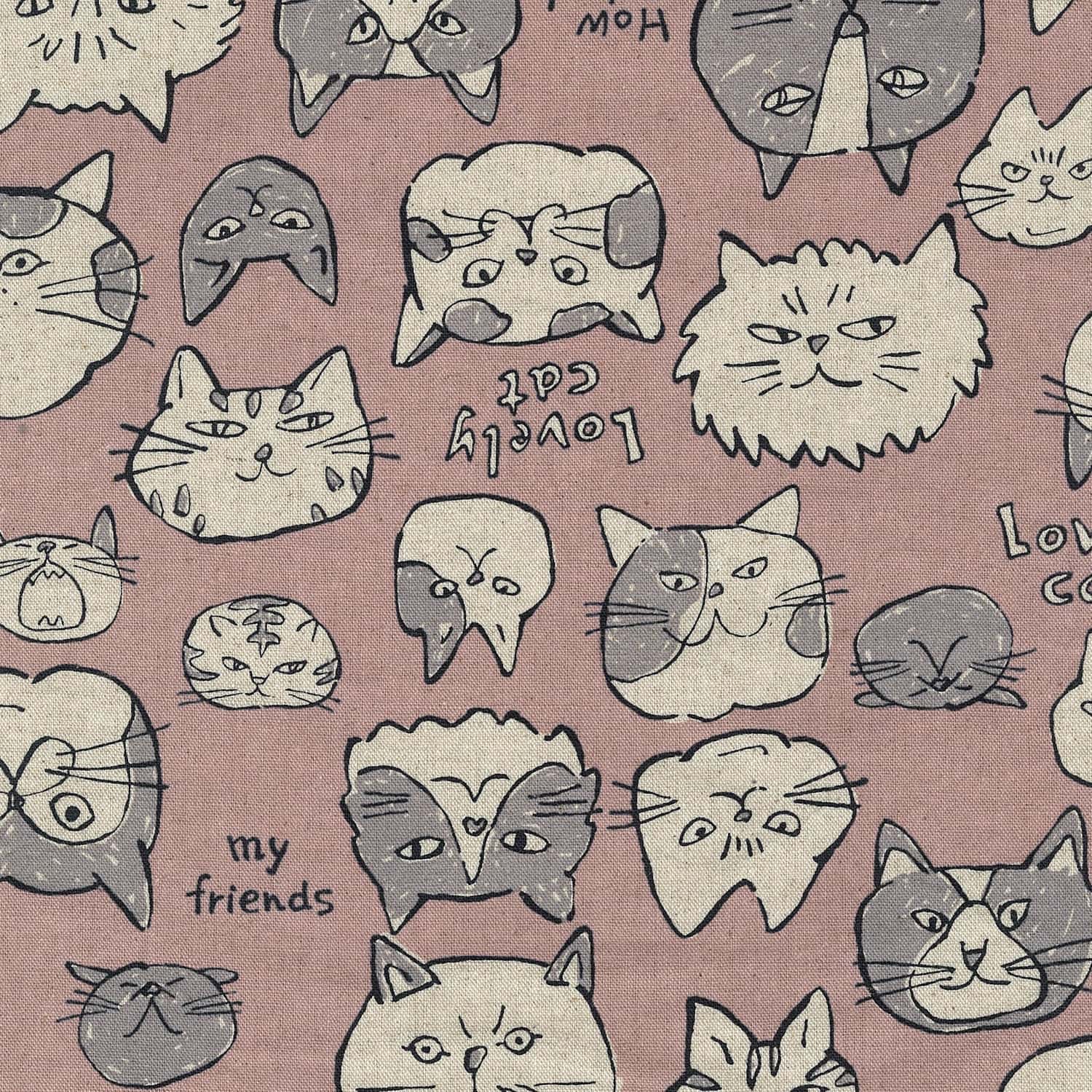 童趣貓 (Doodle Animals Cats) 色號 02