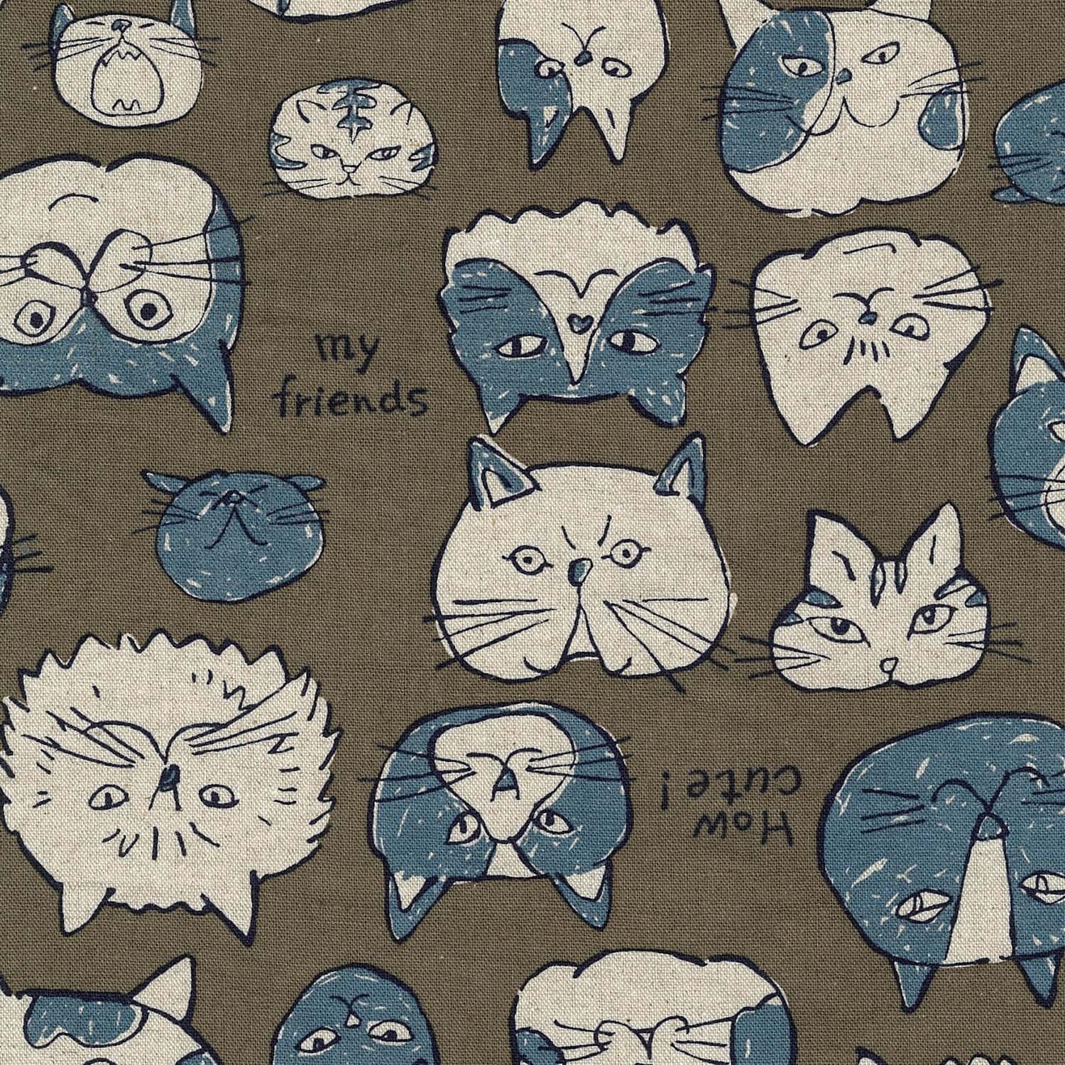 童趣貓 (Doodle Animals Cats) 色號 03