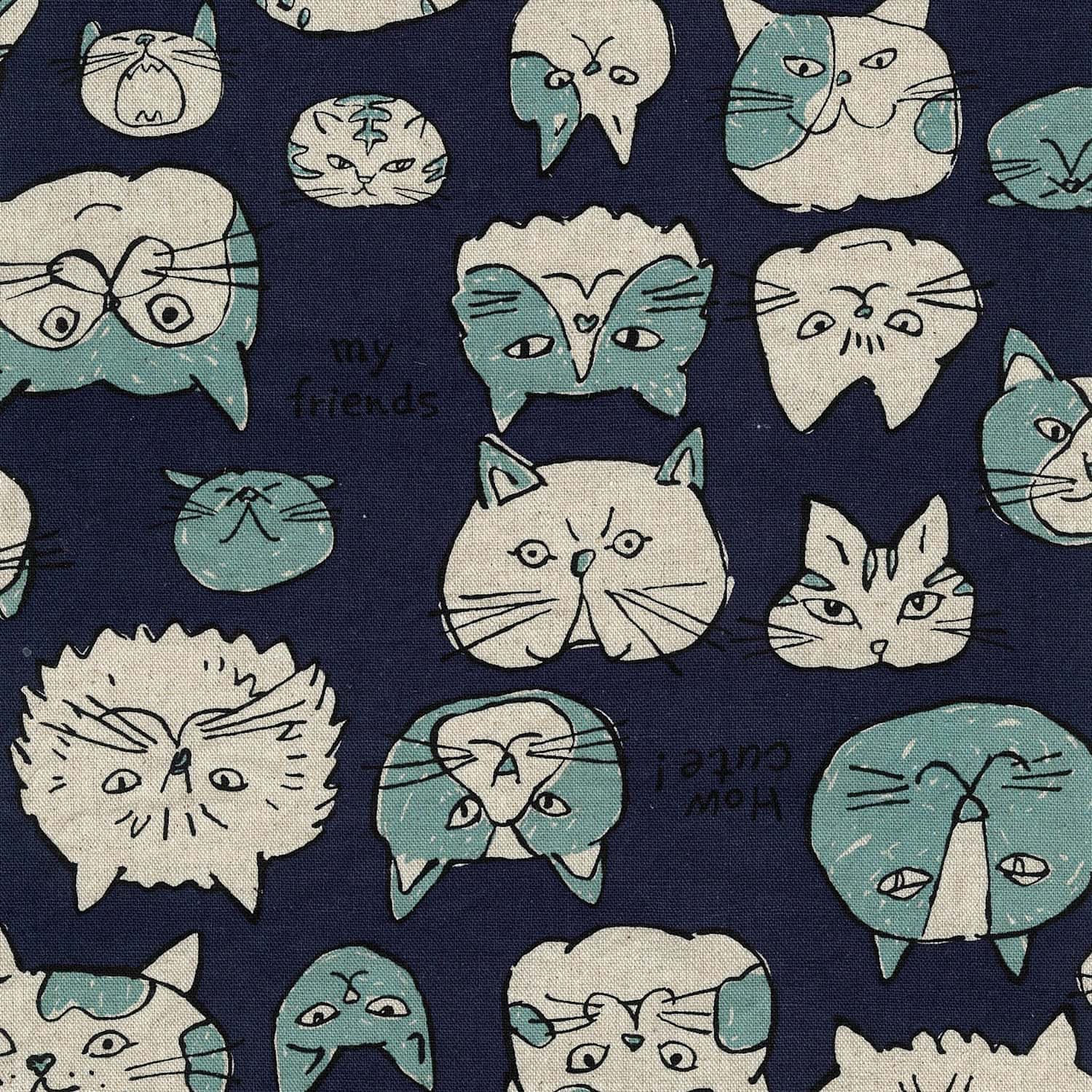 童趣貓 (Doodle Animals Cats) 色號 04