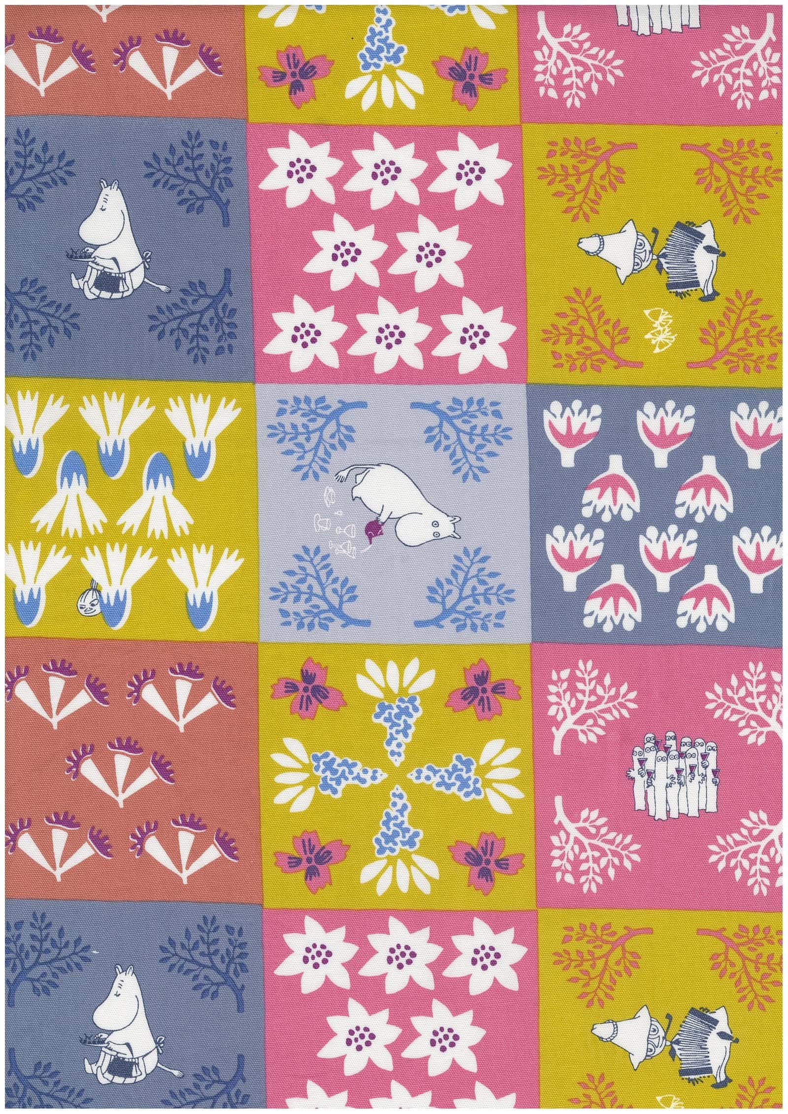 MOOMIN 森林與花之間 牛津布 色號 03