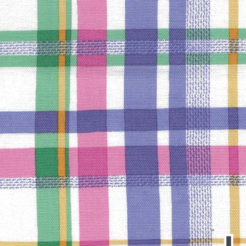 Madras & Stripes 牛津布 色號 01