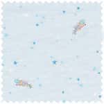 嬰兒圖案二重紗 色號 02