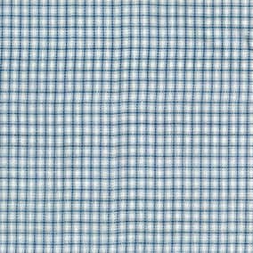 60支棉／Tencel™萊賽爾纖維二重紗藍色格紋 色號 04