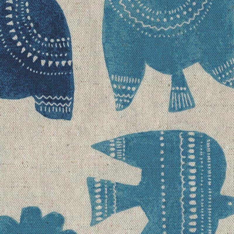 棉麻Nordic Animals 中厚布 色號 01