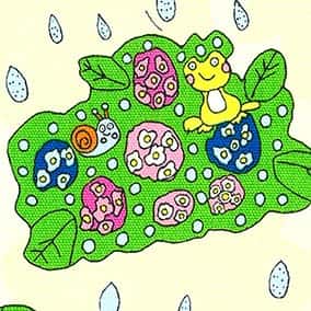 牛津布印花－趣味動物 色號 13