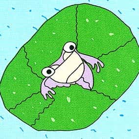 牛津布印花－趣味動物 色號 04