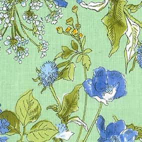 亞麻平織細布印花天使柔軟加工 色號 03