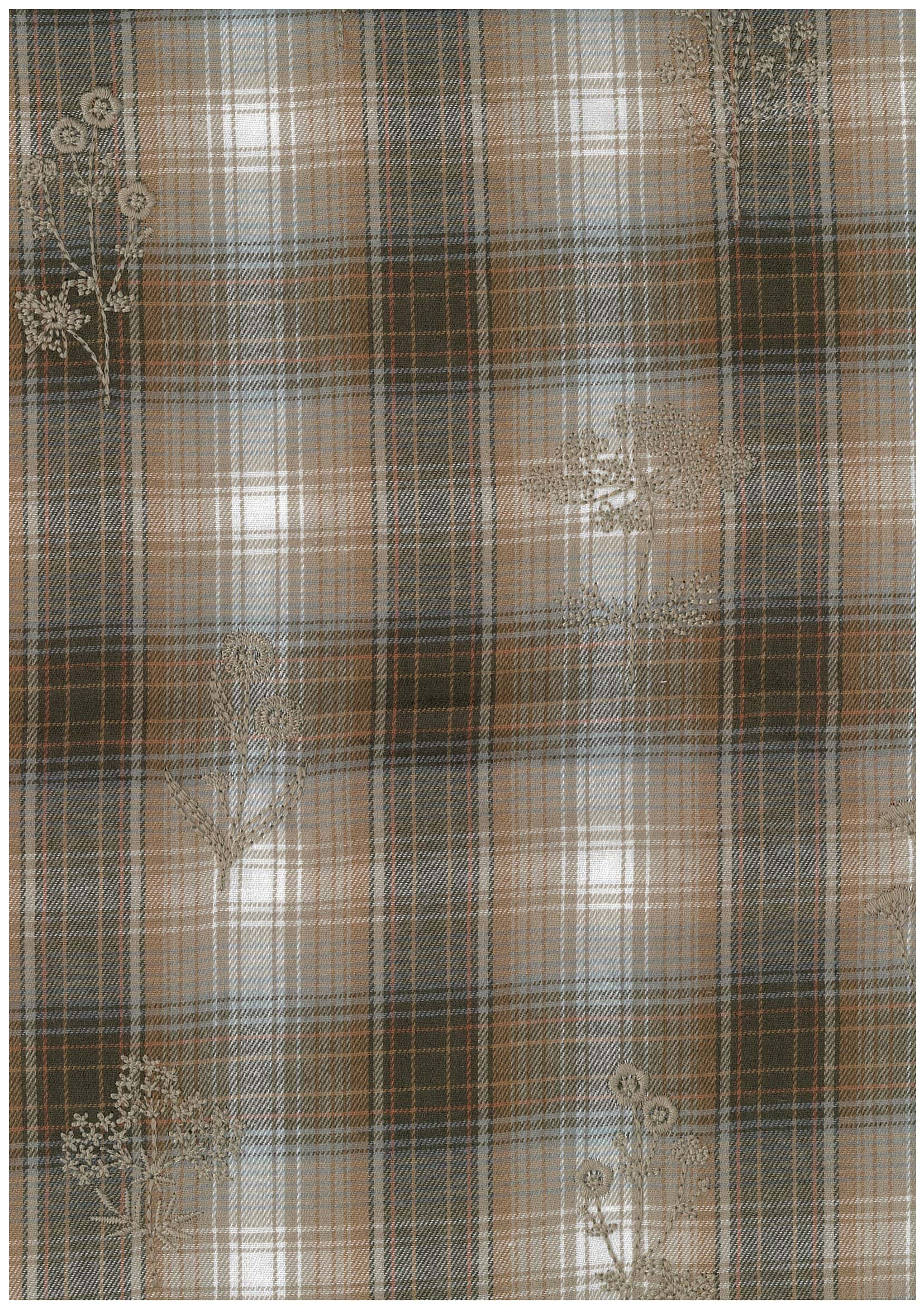 Embroidered Check 色號 01