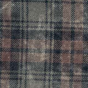 21支棉斜紋布搖粒塔特薩爾格紋 色號 03