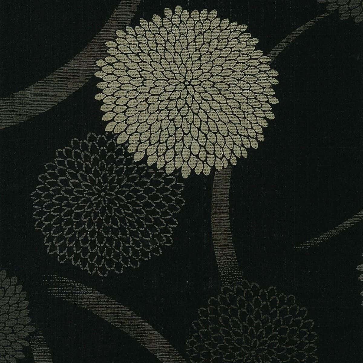 菊花紬紋樣 色號 01