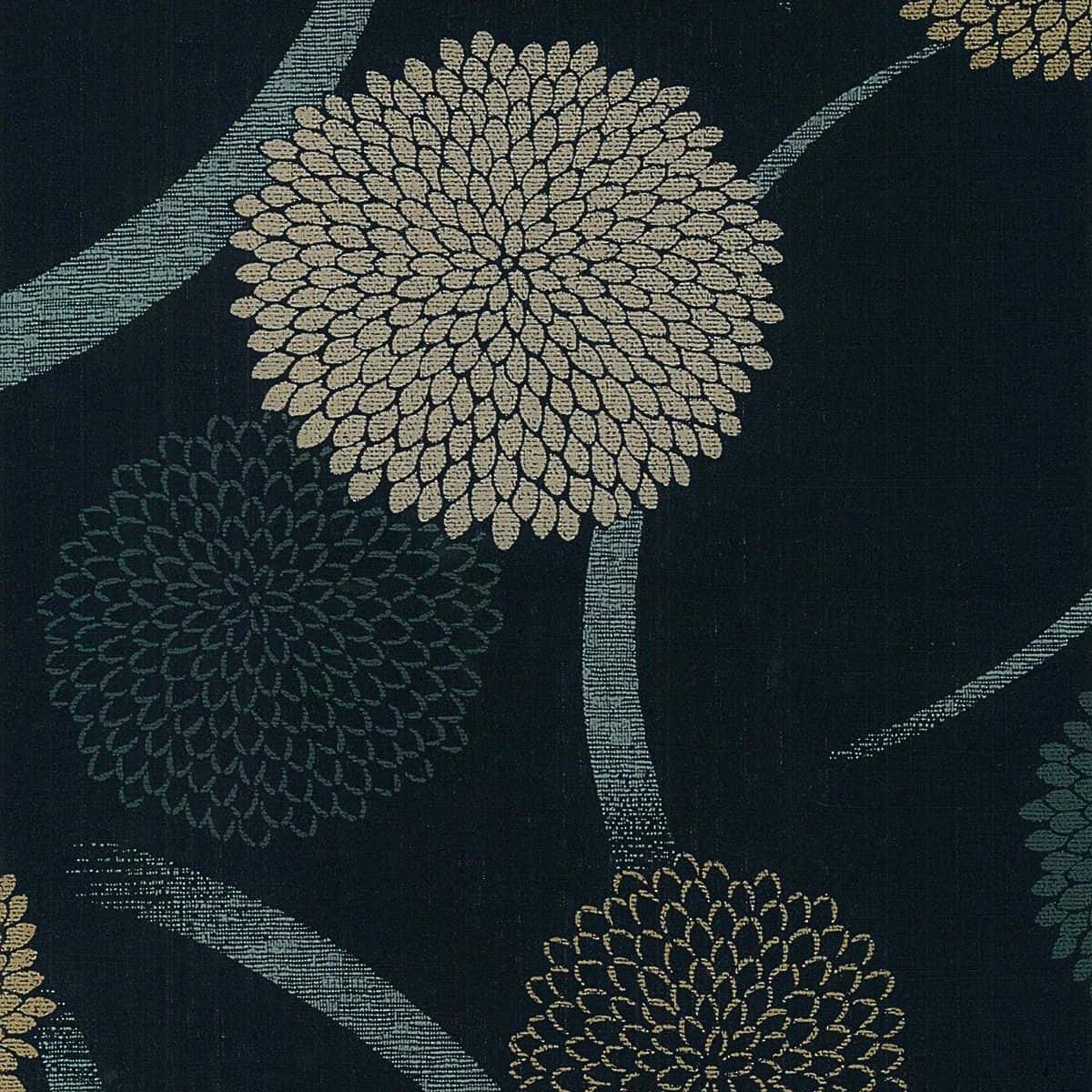 菊花紬紋樣 色號 02