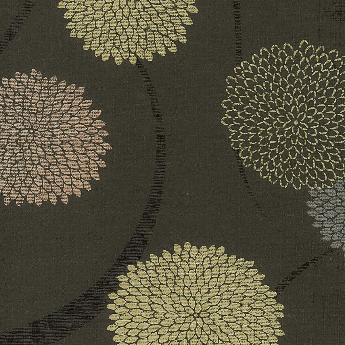 菊花紬紋樣 色號 03