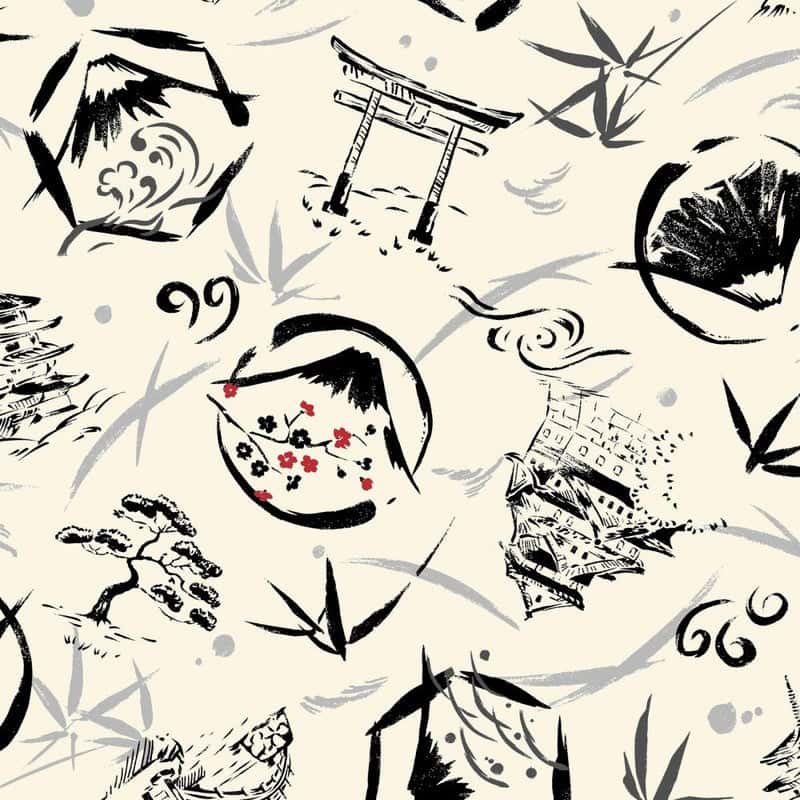 和風圖案 色號 02