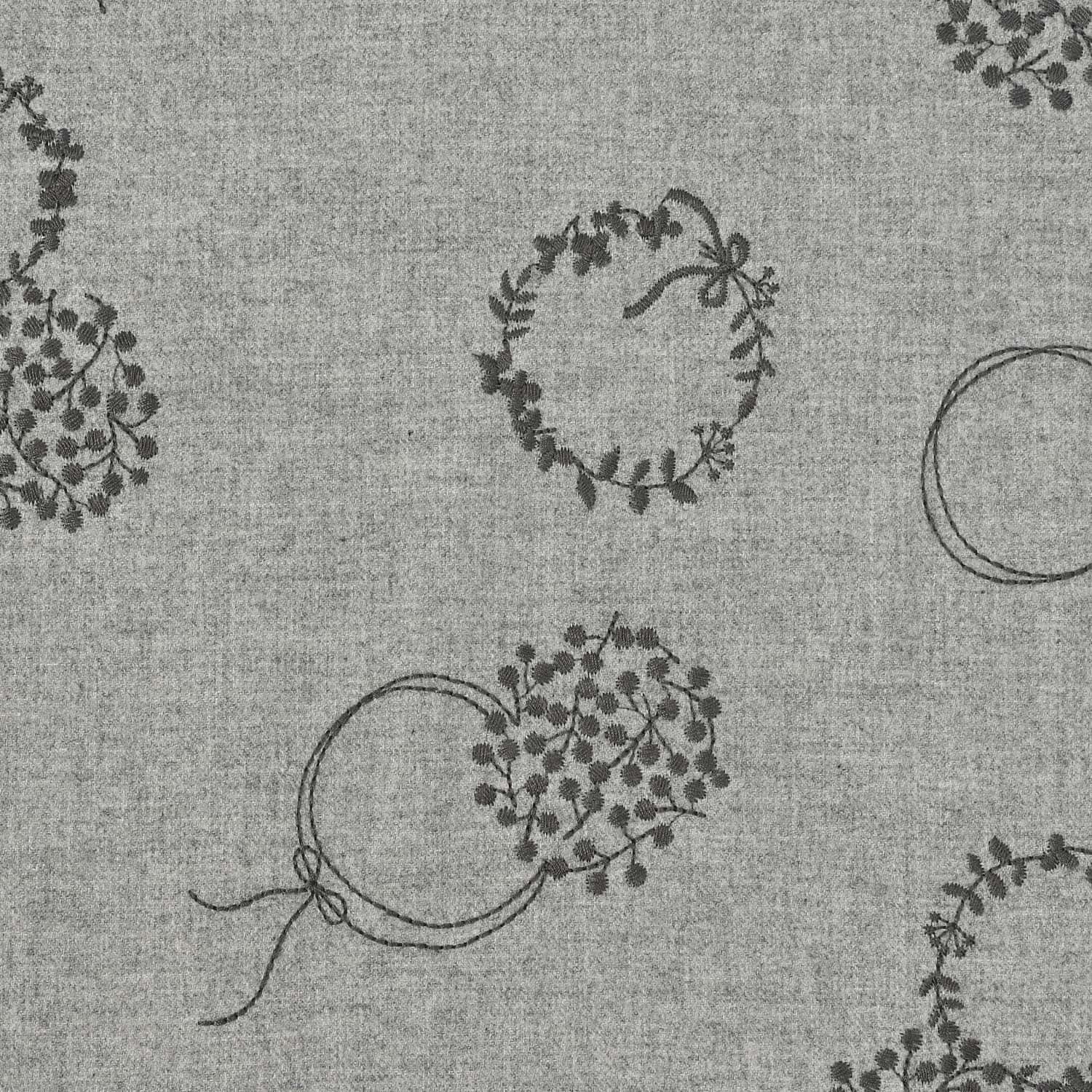 刺繡薄法蘭絨 色號 01