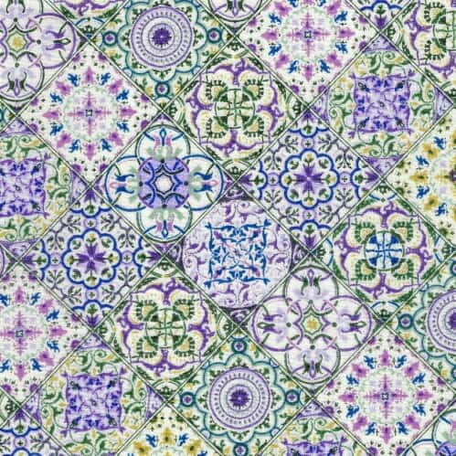 民族風圖案平織細布 3 色號 04