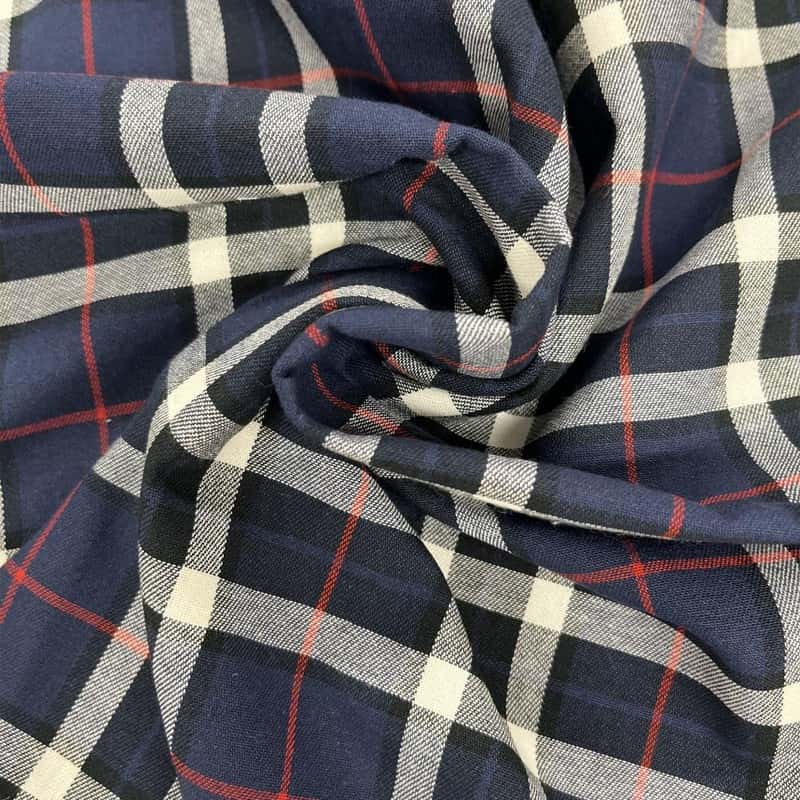 後染斜紋布 塔塔格紋 色號 09