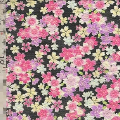 泡泡布 櫻花圖案 色號 03