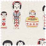 棉麻日本進口印花布 色號 01
