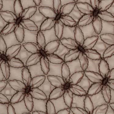 環保消光歐根紗收縮刺繡 色號 06
