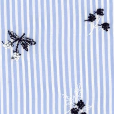 棉60支細棉布絲柔軟印花刺繡蕾絲 色號 03