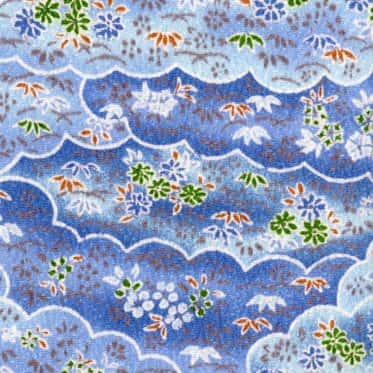 二越縐綢多色印花 色號 03