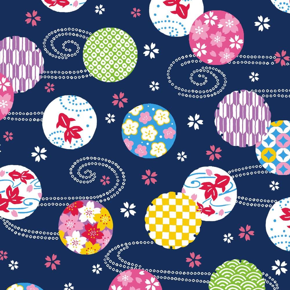 和風花紋泡泡布 色號 08