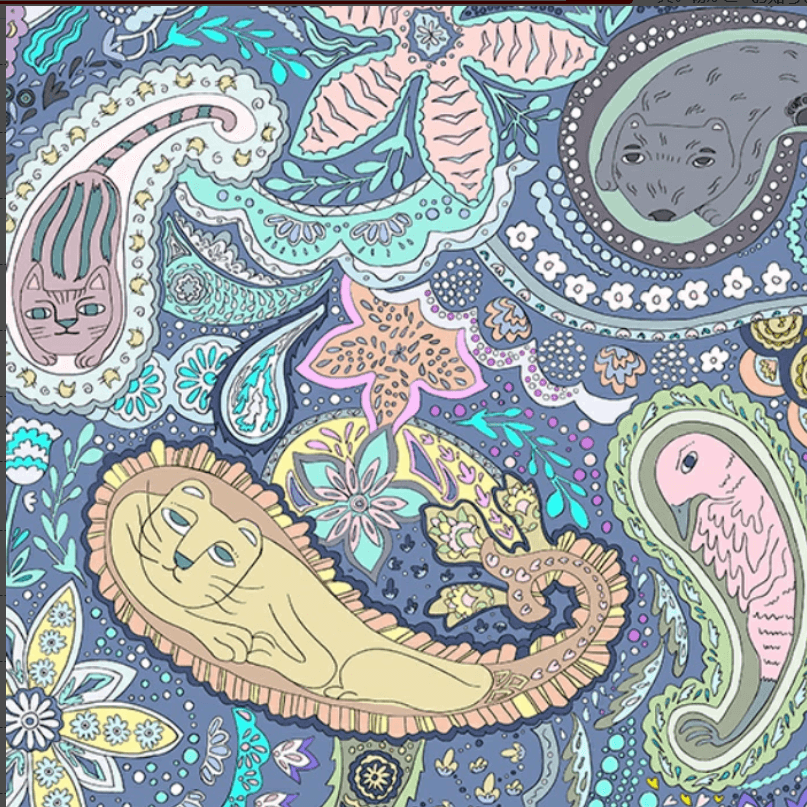 貓咪圖案 色號 02