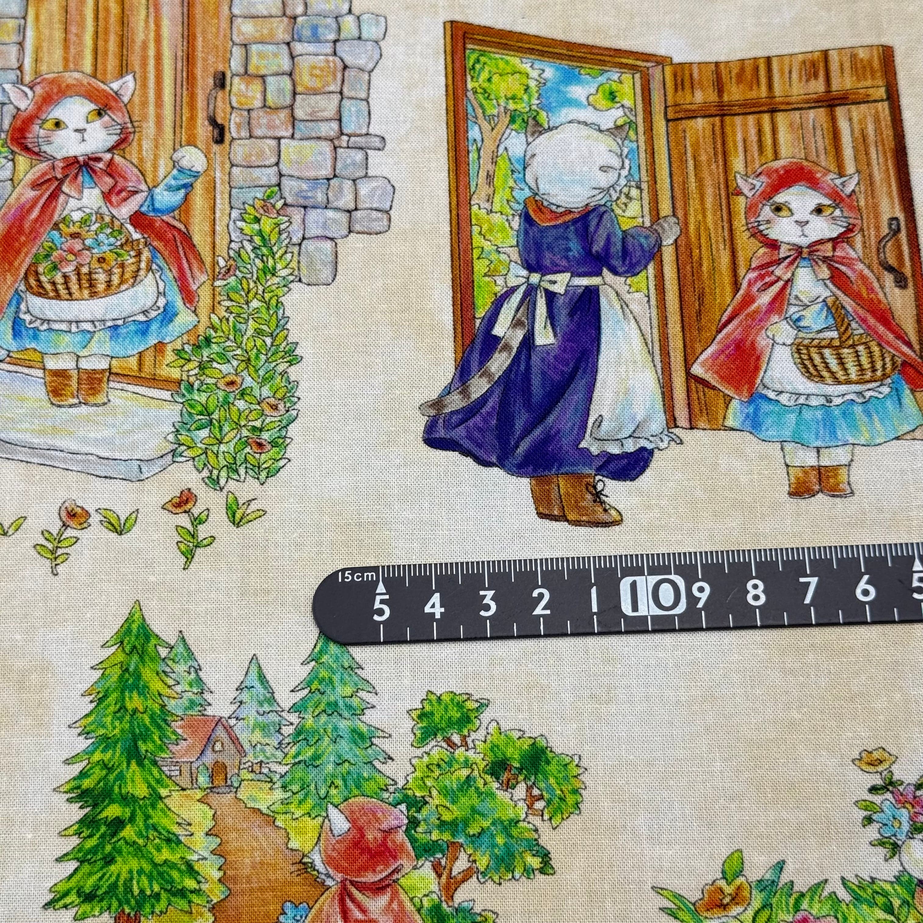 FAIRYTAIL DE NYA（小紅帽）平織細布 色號 02
