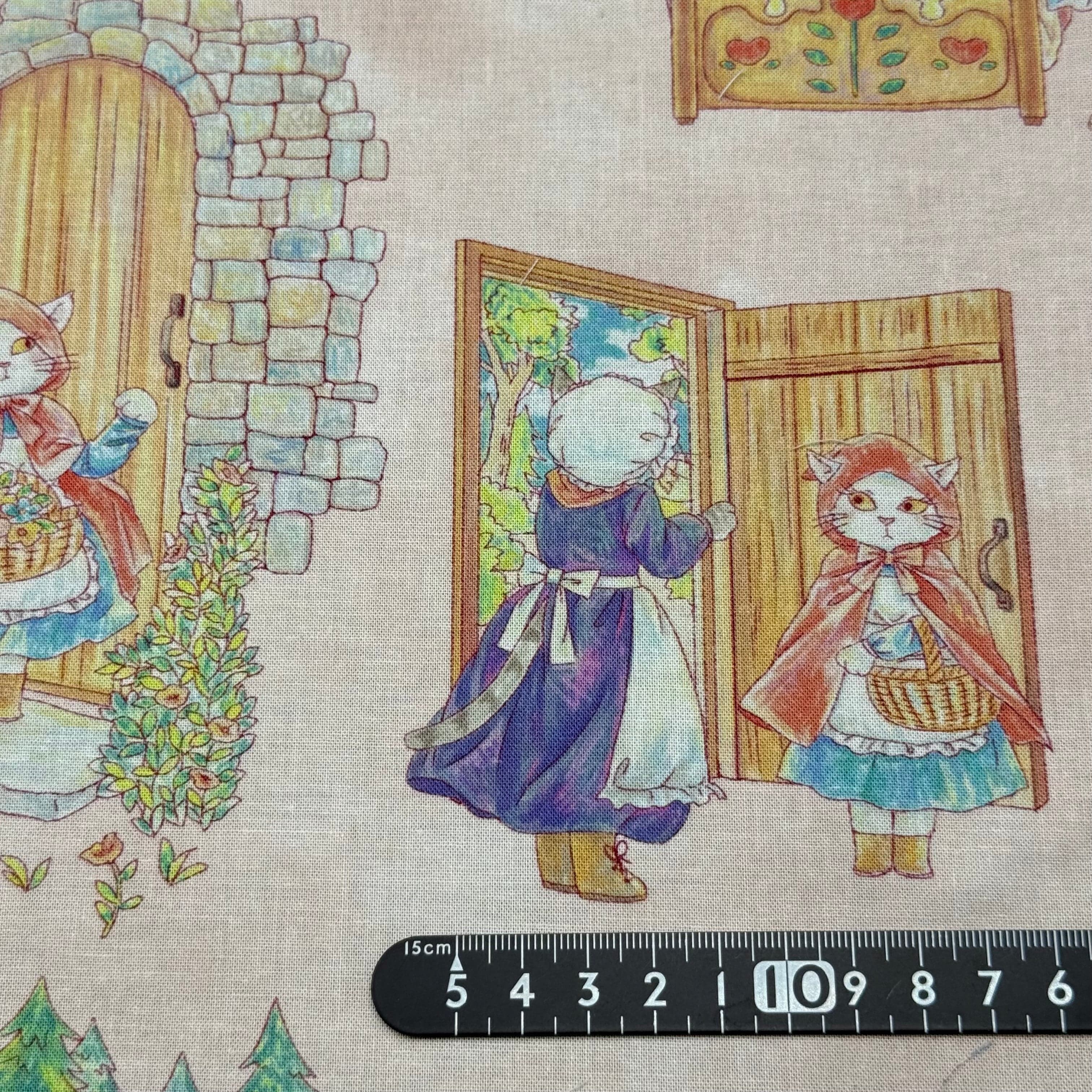 FAIRYTAIL DE NYA（小紅帽）平織細布 色號 03