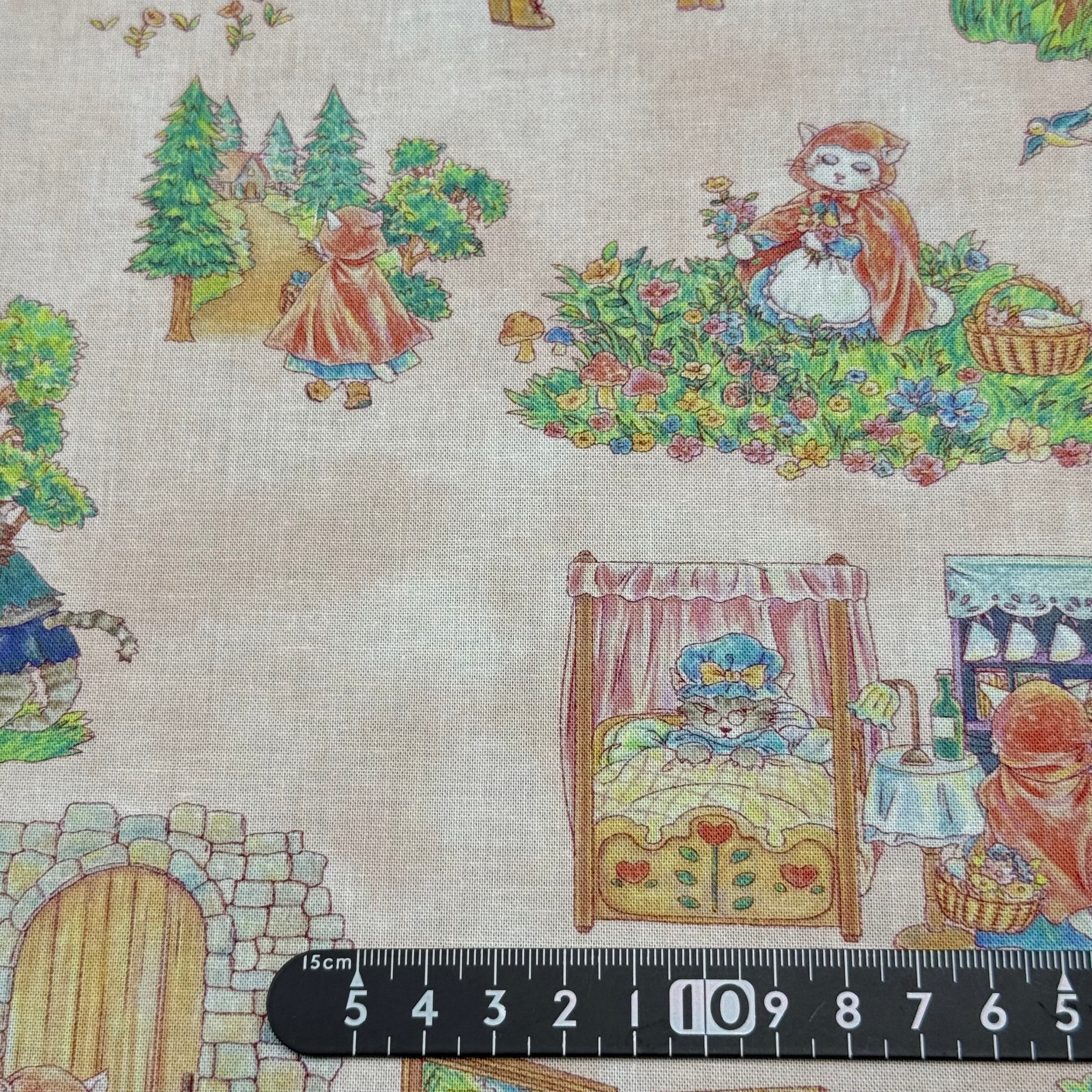 FAIRYTAIL DE NYA（小紅帽）平織細布 色號 03