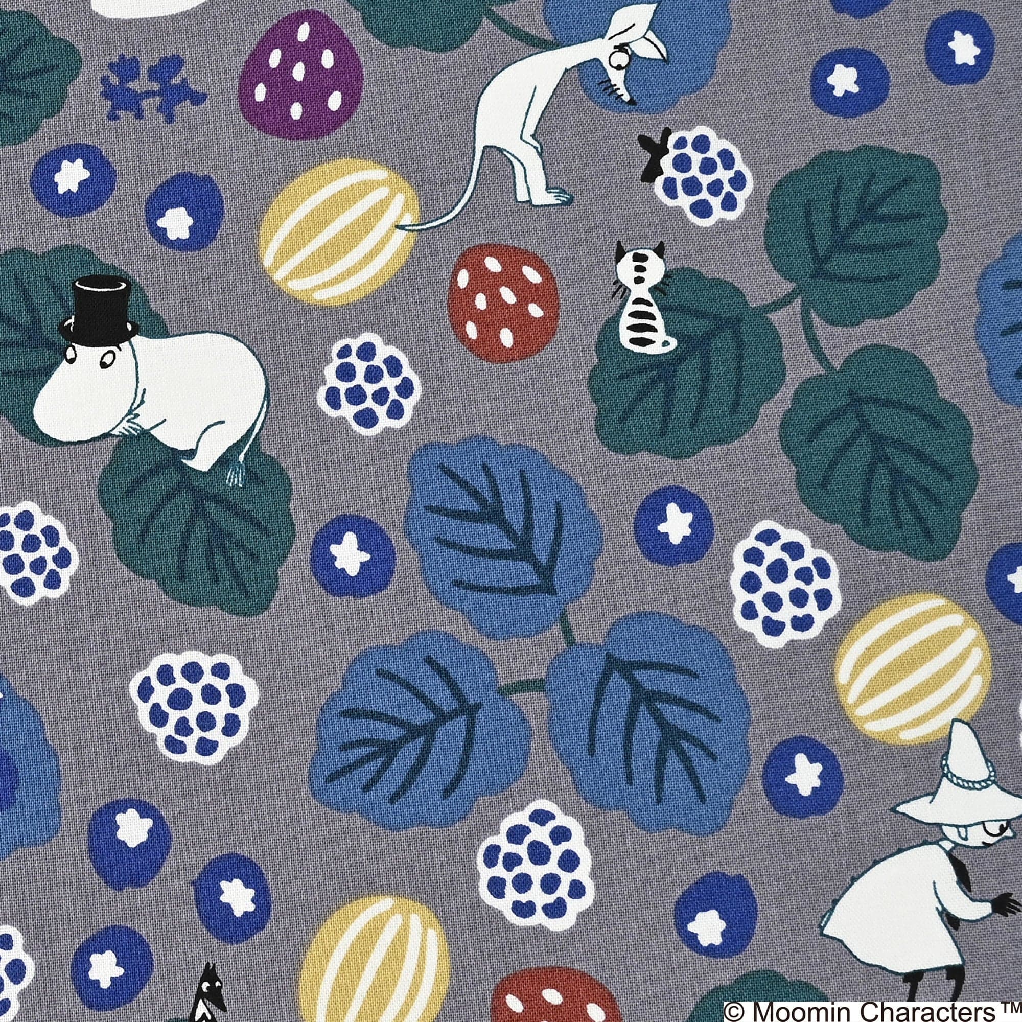 MOOMIN ～莓果田～ 平織細布 色號 03