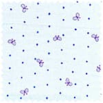 嬰兒圖案二重紗 色號 04