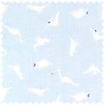 嬰兒圖案二重紗 色號 03
