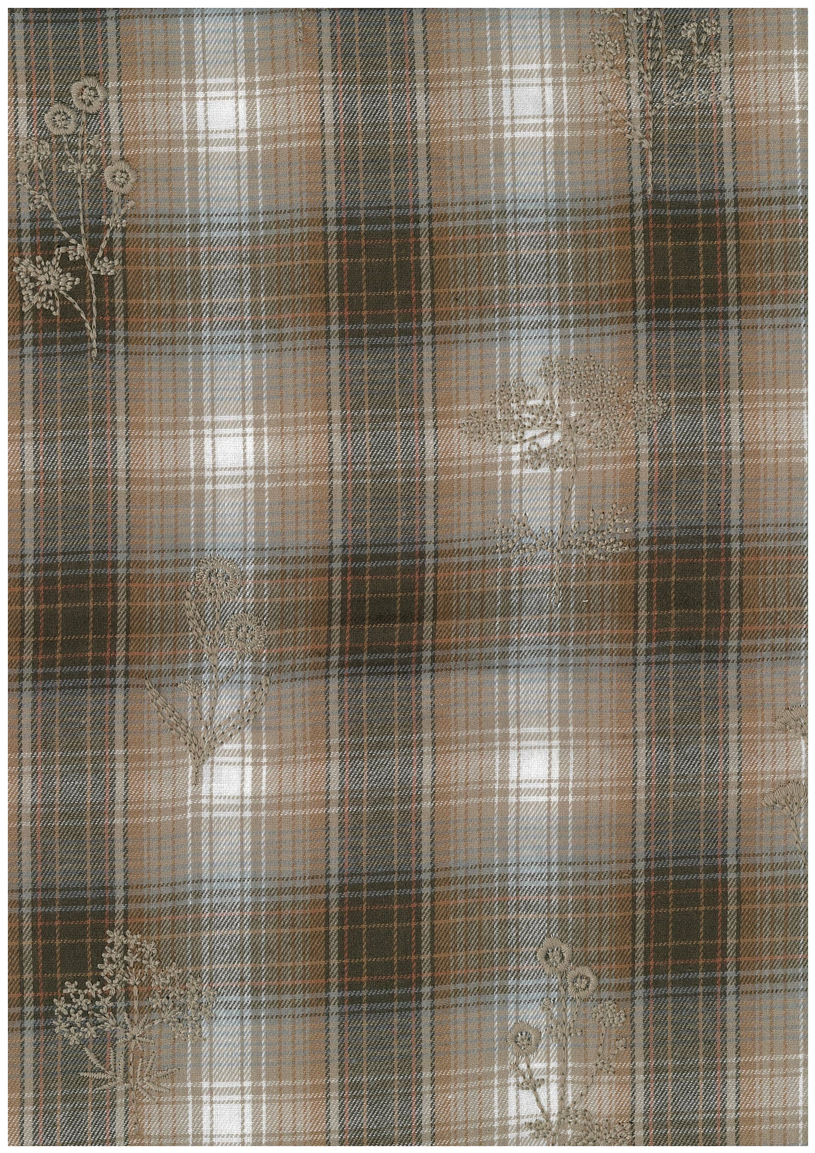 Embroidered Check
